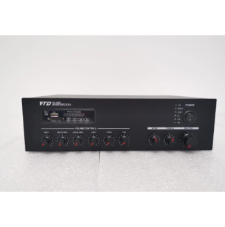 60W Compact Mixer Amplifier with Mp3 & FM 3 Mic 2 Aux    FA-60E